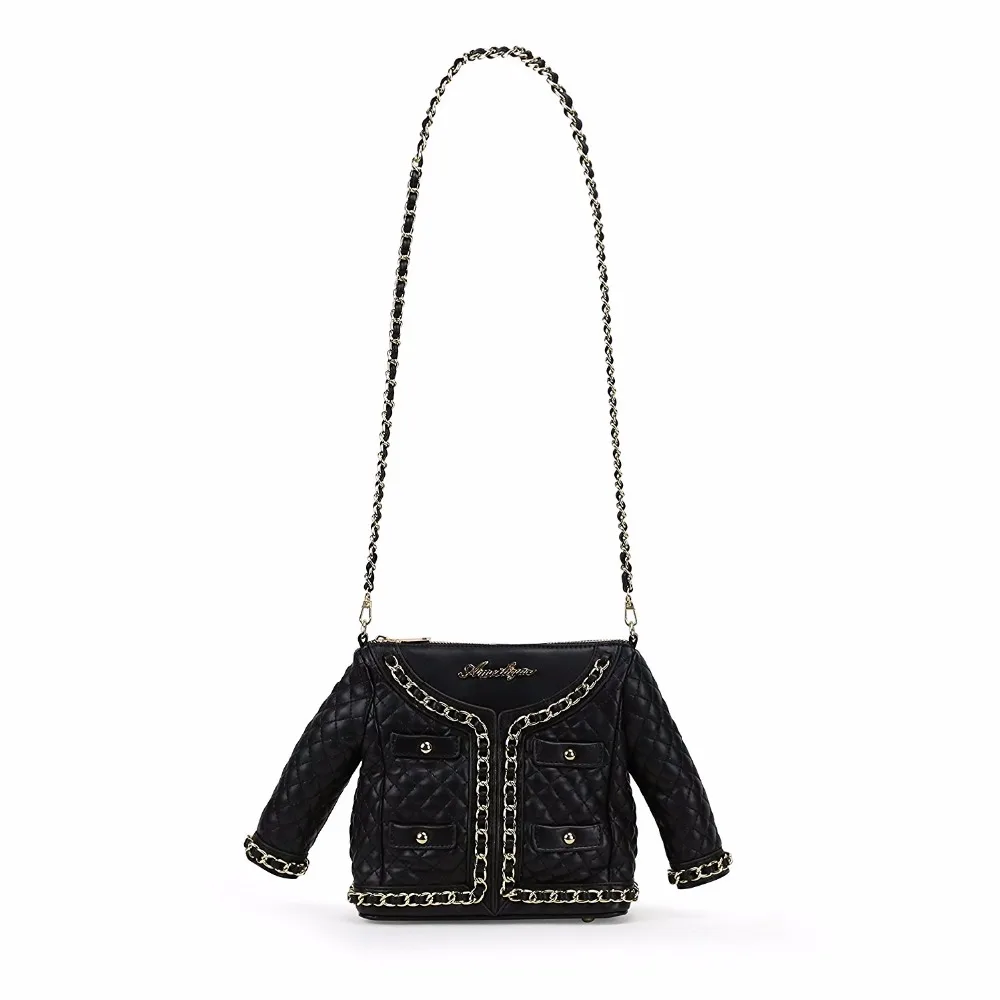 Trong модная Персонализированная Женская креативная куртка Сумка Черный цвет