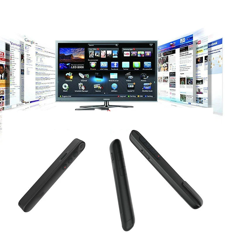 Беспроводная презентационная лазерная ручка перезаряжаемая RF 2 4G с аэромышкой