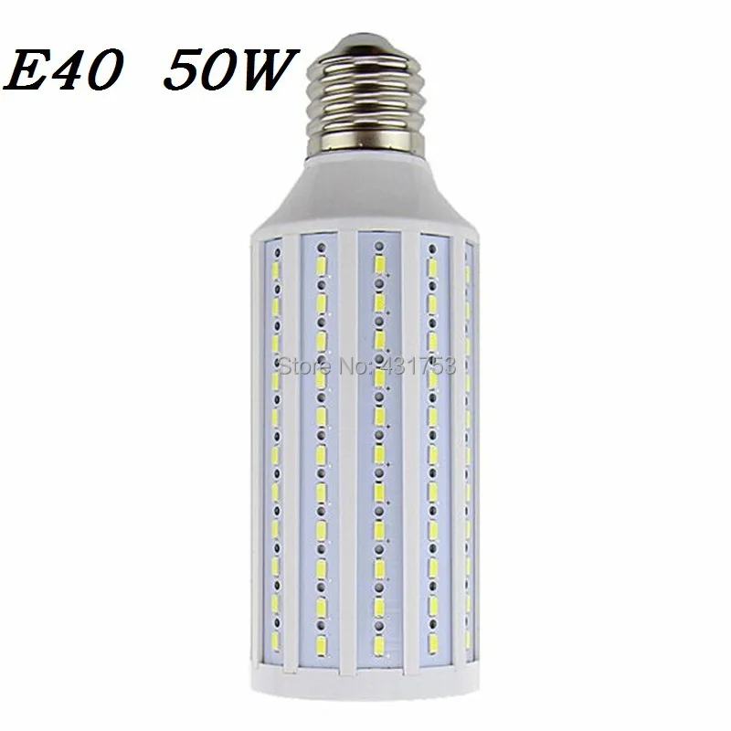 E40 светодиодная лампа для кукурузы 50 Вт 165 LED Bombillas 5730 SMD уличного освещения дома