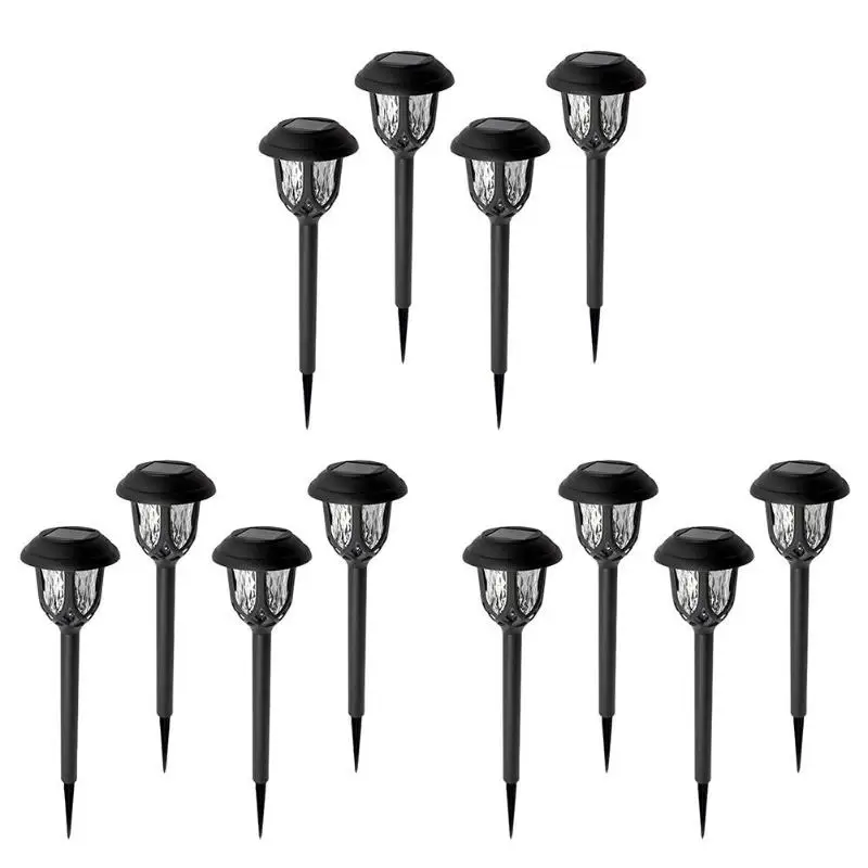 4 шт. Светодиодная лампа для лужайки на солнечной батарее дорожный садовый