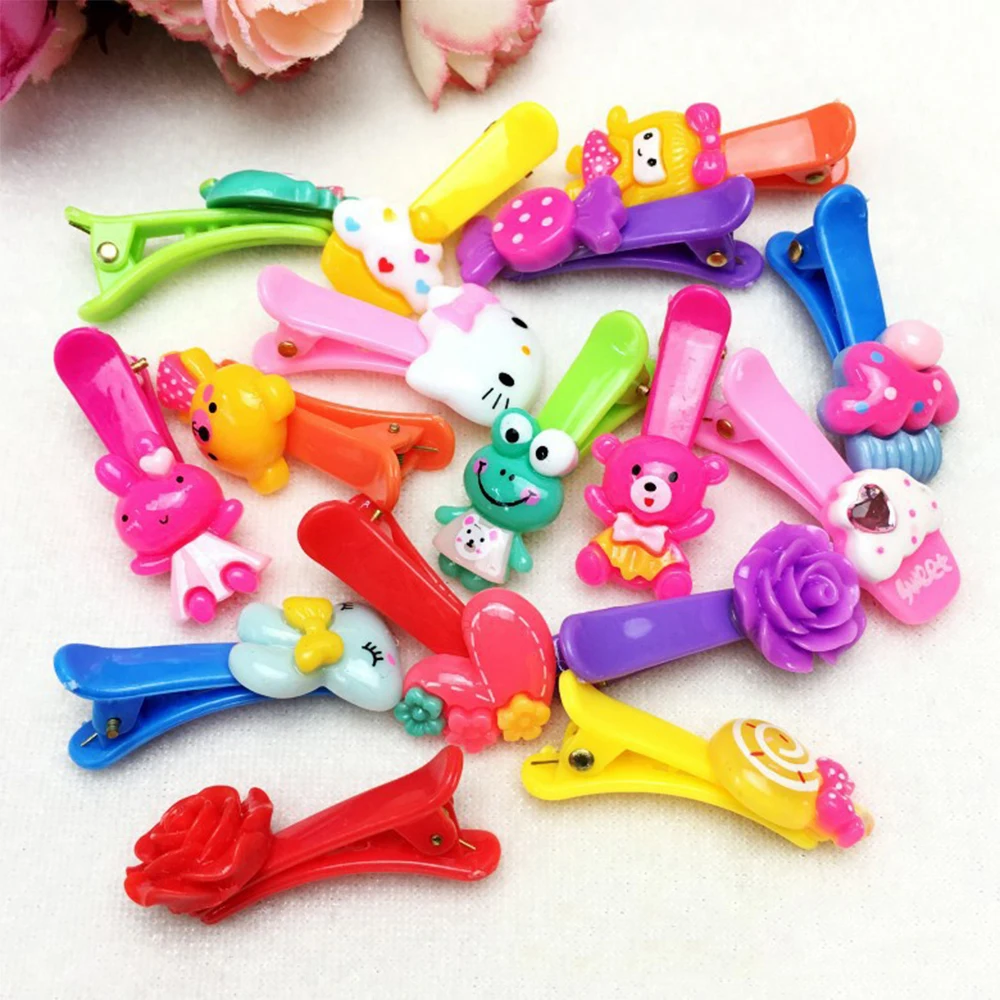 Однотонные Ленточные банты с маленьким бантом пластиковые милые Мультяшные мини