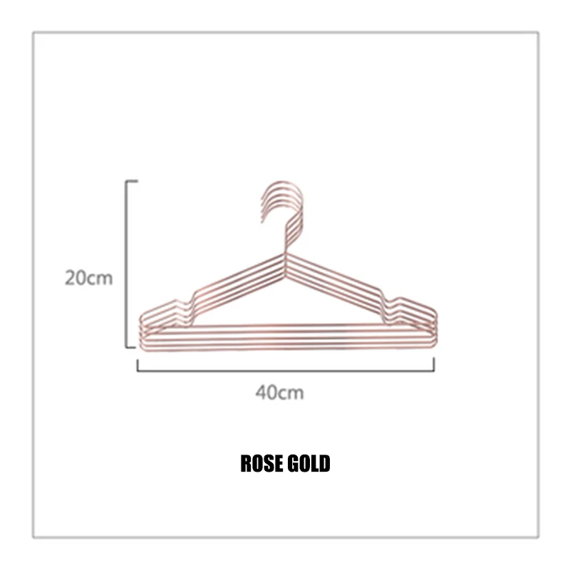 Rose Gold 5 шт. в скандинавском стиле розовое золото железные плечики настенный стеллаж для хранения с крючком Домашний Органайзер украшения аксессуары для одежды галстук полотенце - Цвет: Rose Gold