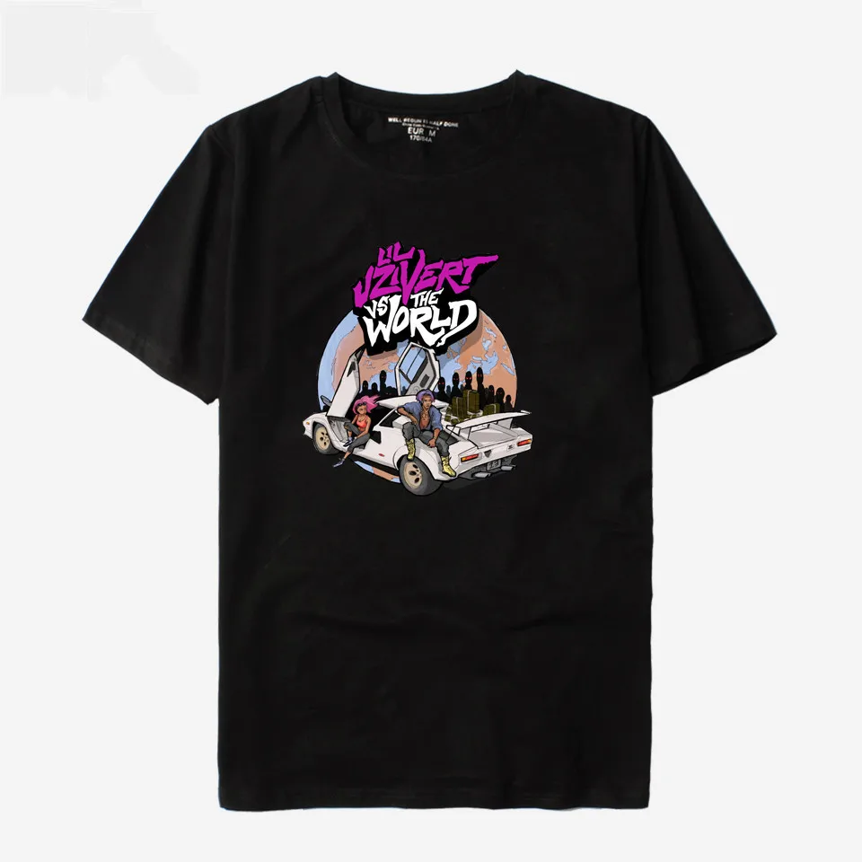 Camiseta de Lil Uzi Vert Tour, camiseta de moda de manga corta, Luv Is Rage The Real Uzi Vs. The World, envío gratis