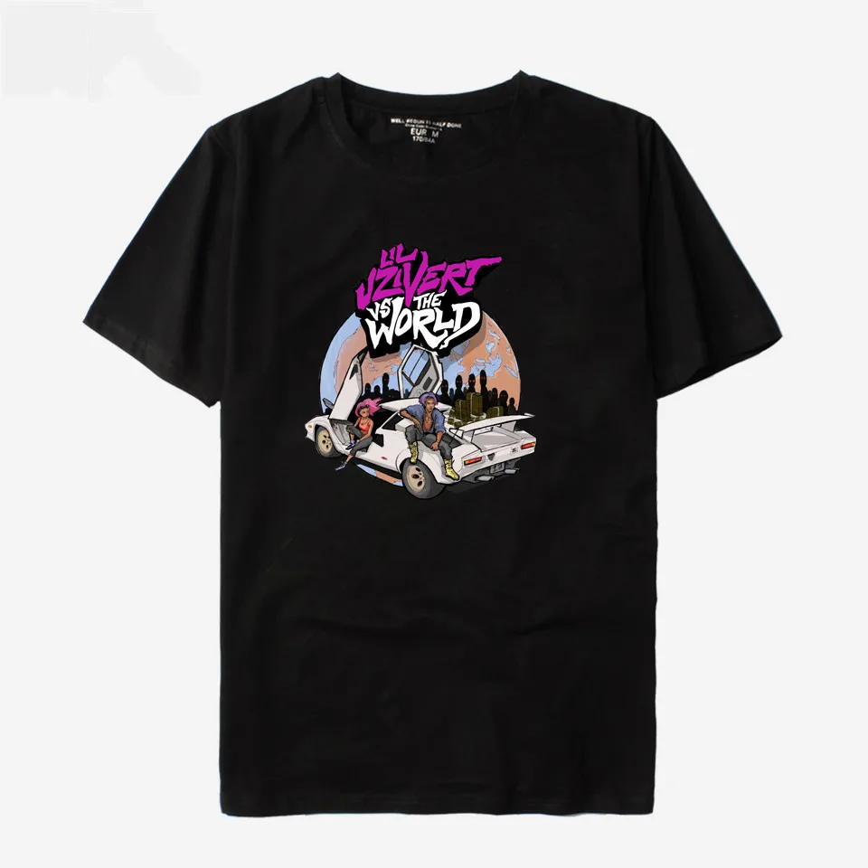 Футболка с коротким рукавом Lil Uzi футболка Vert Tour Luv Is Rage The Real Vs. World | Мужская одежда