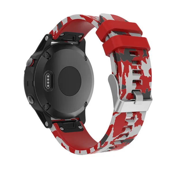 C Силиконовый ремешок для Garmin Fenix 6/6Pro/5 5 Plus/Forerunner 935/Approach S60 умный Браслет ремешок для часов спортивный браслет Correa - Цвет: C