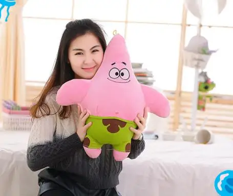 70cm Patrick 1 предмет, детская одежда на рост 80, 100 см рисунком из мультфильма «Губка Боб» детские игрушки с изображением Губки Боба и 70/80 см Патрик плюшевые мягкие игрушки Аниме Кукла рождественские подарки для детей и девочек игрушки - Цвет: 70cm Patrick