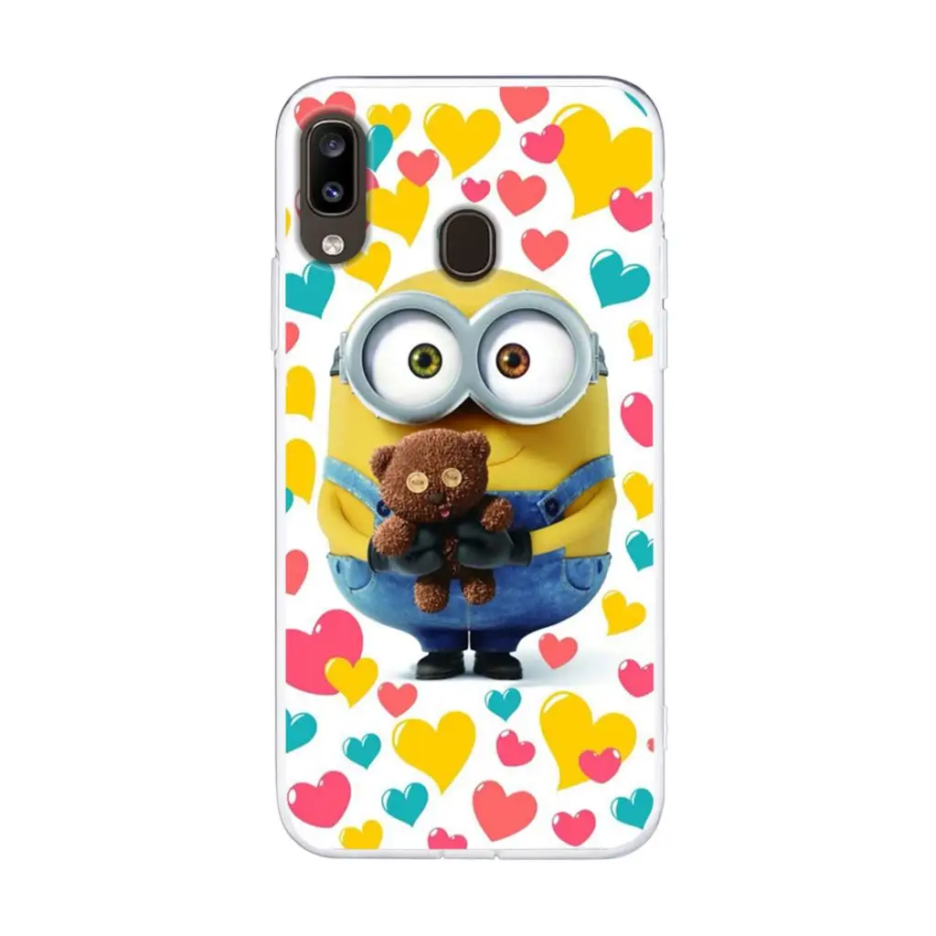 Transpatrent Silicone Case for Samsung Galaxy A90 A70 A50 A40 A30 A20 A10 Cute Mickey phone case |