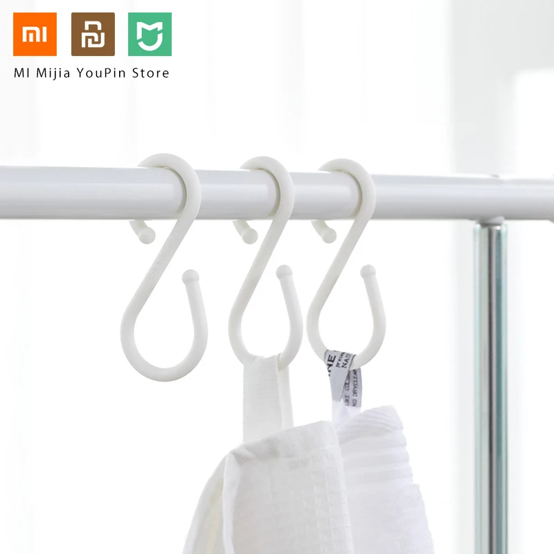 3 шт. Xiaomi Mijia HL маленькие многофункциональные клейкие крючки/настенный крючок для