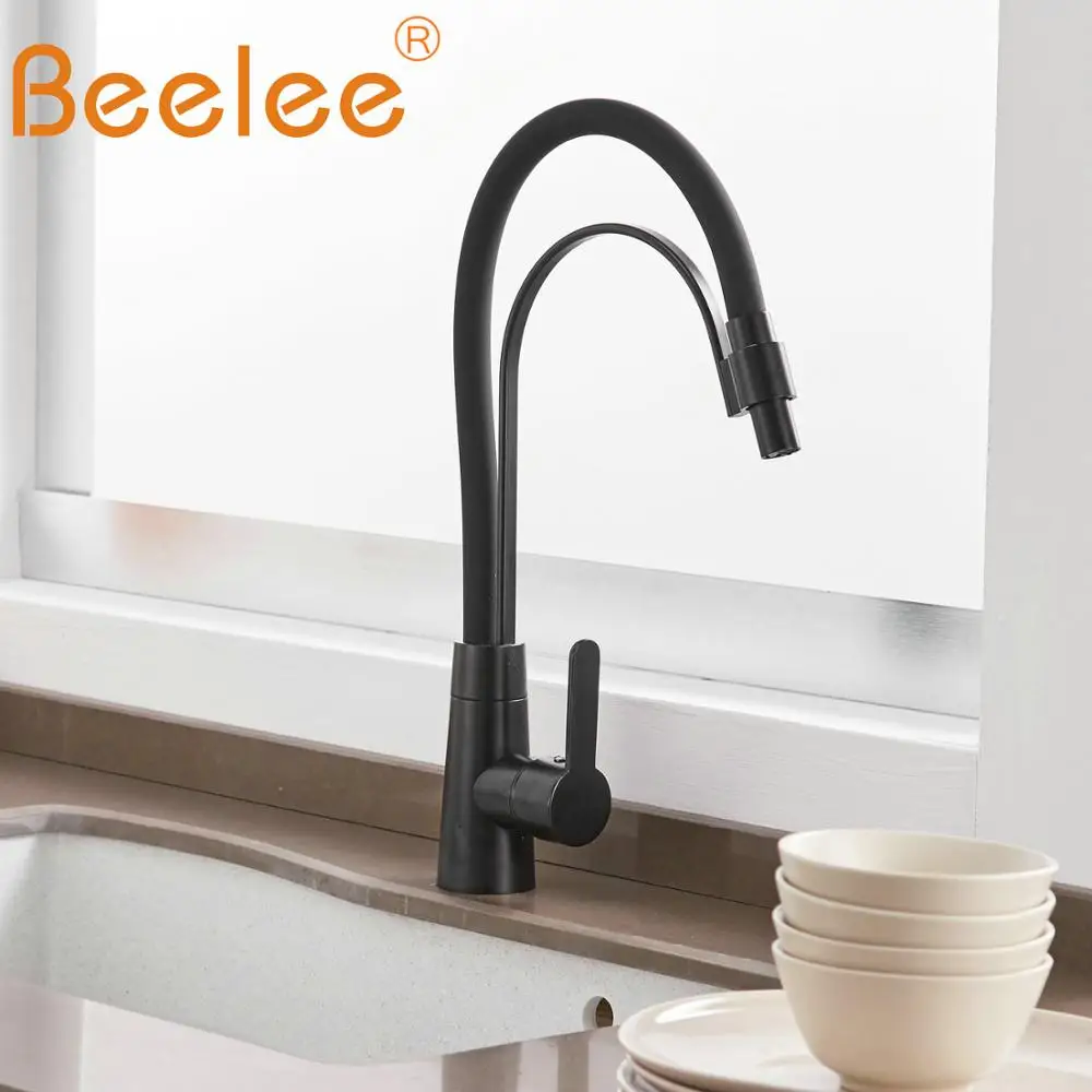 Beelee смесители для кухни 360 Поворотный смеситель раковины кран с выдвижным