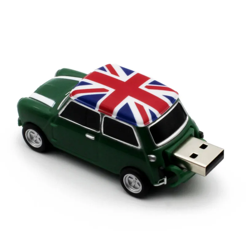 Mini (green) JASTER флеш-диск USB 2,0 Флешка эмуляция модель автомобиля 4 ГБ 8 ГБ 16 ГБ 32 ГБ 64 ГБ флеш-накопитель Пластиковый u-диск - Цвет: Mini (green)