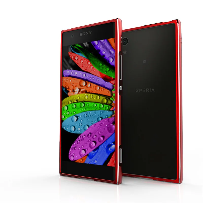 Чехол для Sony Xperia XA1 Ultra Dual металлический бампер с подсветкой рамка чехол