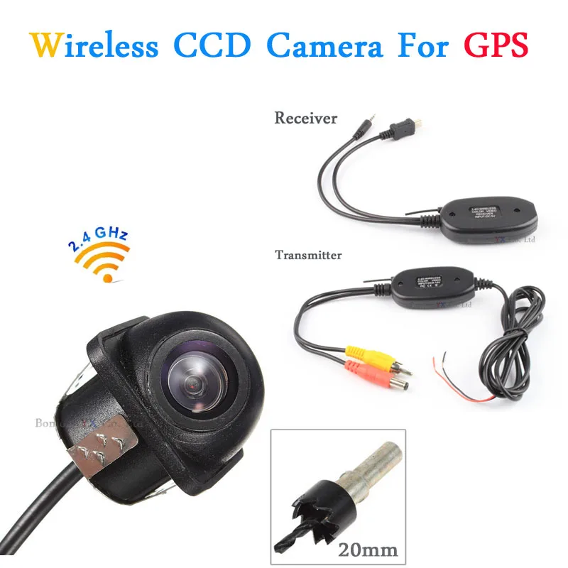2017 Latest 2.4G Wireless Module 2.5mm For Car GPS Rear View Camera Transmitter and Receiver Parking Aystem Accessory |