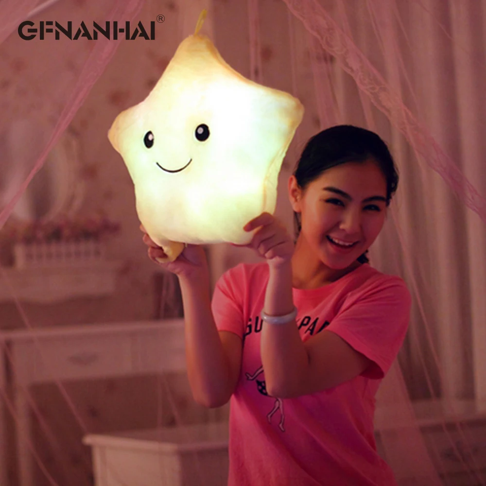 1 шт. 40 см красочные игрушки в форме звезды светящаяся светодиодсветодиодный