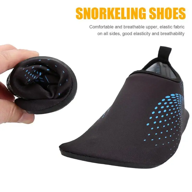 Мягкая нескользящая обувь унисекс для мужчин и женщин плавания пляжа на плоской