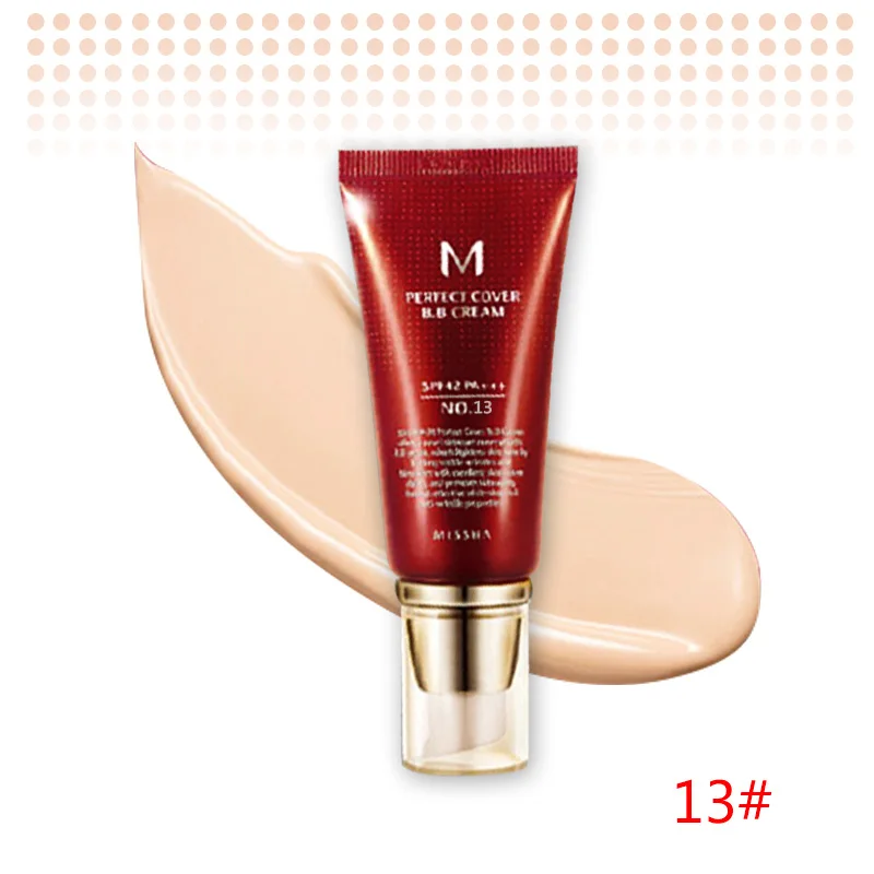 Оригинальная корейская косметика MISSHA M идеальное покрытие BB крем 50 мл SPF42 PA+++(#13,#21,#23,#31) тональный крем для макияжа CC Cream - Цвет: NO.13 Bright Beige