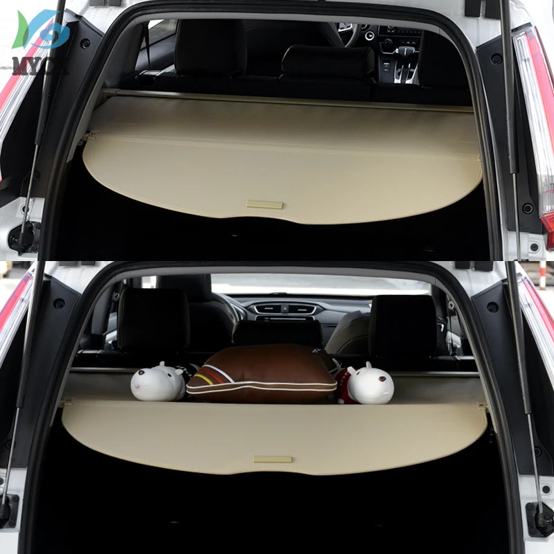 Фото Задняя крышка багажника, защитный козырек, 1 шт., черный для Honda CR-V CRV C RV 2017 2018, аксессуары для стайлинга автомобилей №2