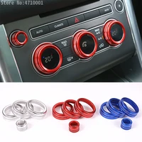4pcs for land rover range rover sport vogue autobiography 14 17 car styling center air conditioning knob audio circle trim