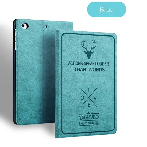 for ipad 2 3 4 blue Для нового iPad Air Pro 10,5 Чехол Кожаный противоударный для i Pad 2 3 4 Pro 9,7 Тонкий флип-чехол Роскошный для iPad - Цвет: for ipad 2 3 4 blue
