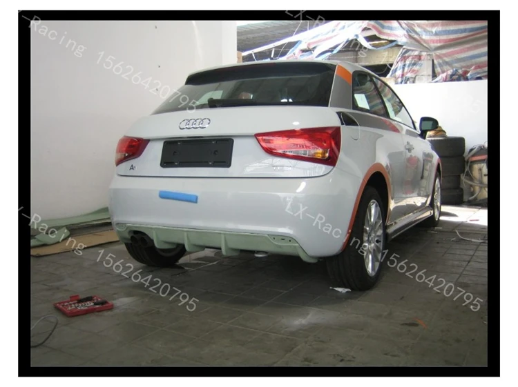 Подходит для Audi A1 2011 2013 задний бампер диффузор бамперы защита губ ABT Стиль