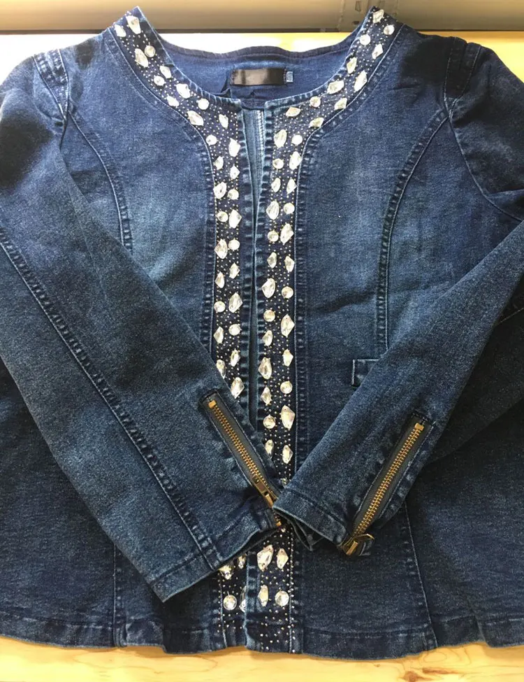 2019 новые джинсовые куртки для женщин Chaqueta Mujer Осенняя джинсовая куртка Casaco
