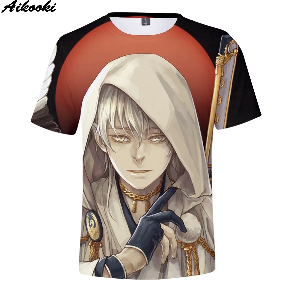 Aikooki/футболка с 3D принтом Touken Ranbu Online дышащая футболка мультипликационным Harajuku