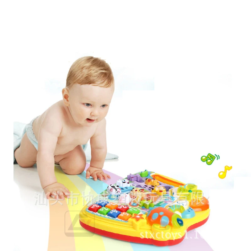 

Music Piano Cartoon Toy Piano Children's Early Education Music Baby Puzzle Toys Animal Paradise Infant Young Enlightenment Toys