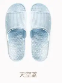 Xiaomi mijia One cloud/умные тапочки; летние женские шлепанцы; Мягкие Шлепанцы; женские мужские сандалии; Повседневная элегантная обувь; слипоны; умный дом - Цвет: sky blue43-44