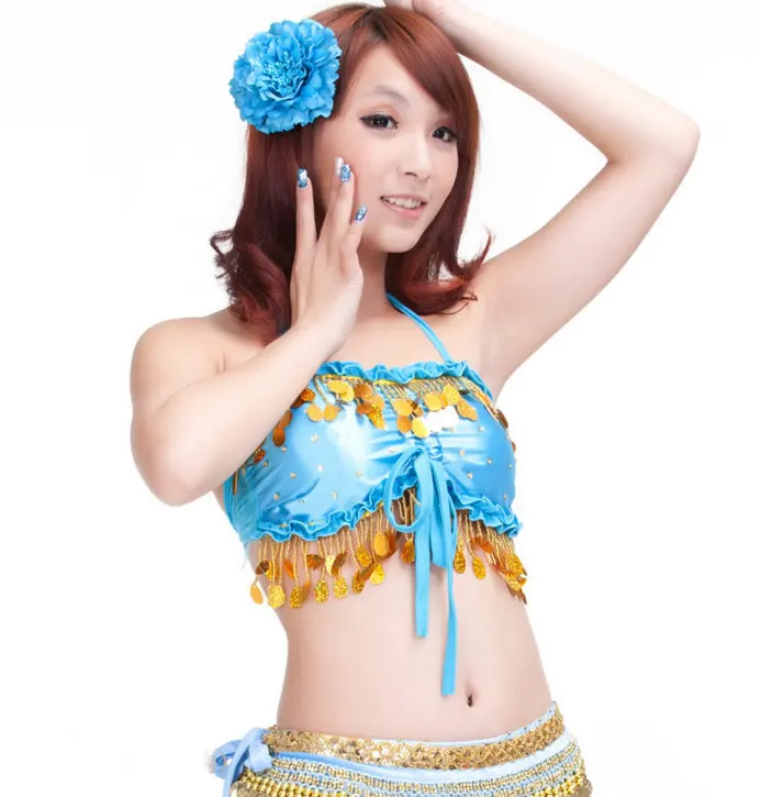 Женский бандажный костюм для танца живота 9 цветов | Тематическая одежда и
