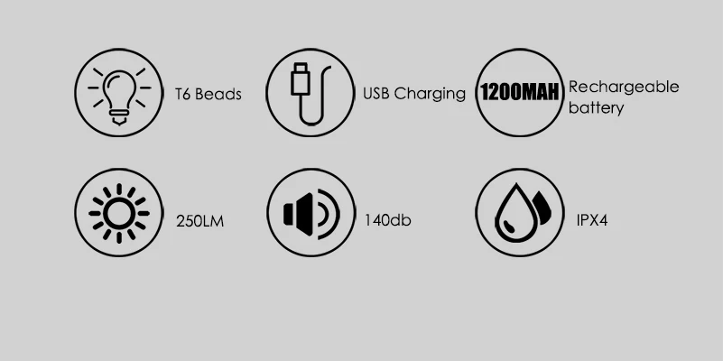 WEST BIKING велосипедный звонок, зарядка от usb, велосипедные электронные гудки светильник, 140 дБ, водонепроницаемый, сильный громкий звонок, безопасность, велосипедные звонки