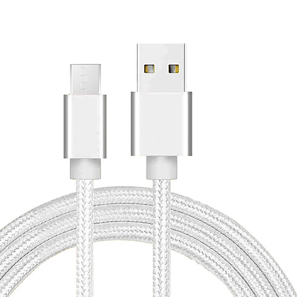 White REZ Micro USB кабель 2.4A Быстрый кабель синхронизации данных и зарядки для samsung huawei Xiaomi LG Andriod Microusb Кабели для мобильных телефонов - Цвет: White