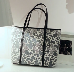 2015 new tide girls Bao Lei silk bags slung hook flower handbag shoulder women bag 56babs058 | Багаж и сумки