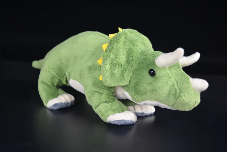 Millffy 30 см Реалистичная мягкая игрушка динозавр плюшевые игрушки Peluche Трицератопс мягкая игрушка куклы для мальчиков Дети