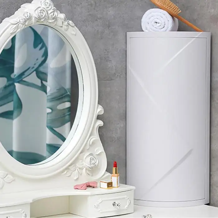 2/3 слоя вращающийся стеллаж для хранения ванной комнаты угловой органайзер