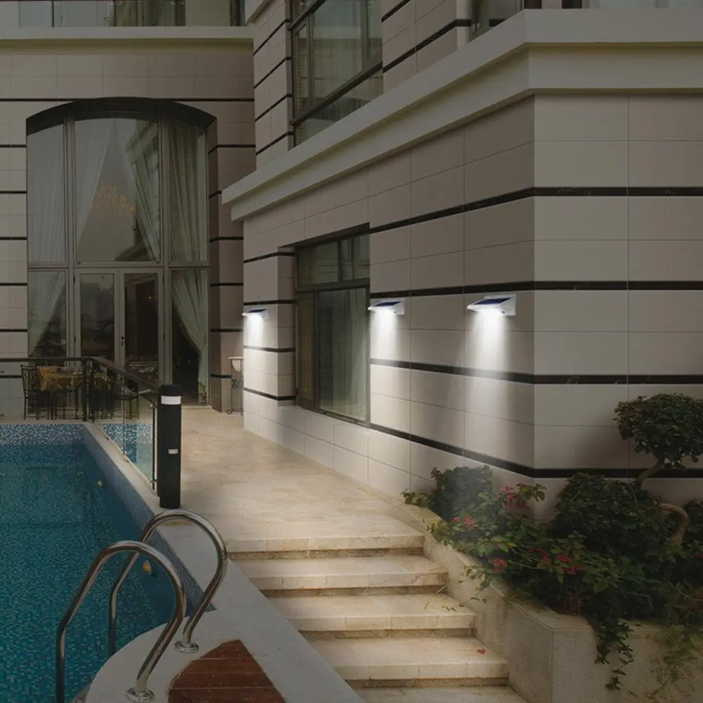 Водонепроницаемый 21 светодиодный 3 режима солнечной энергии PIR Активированный