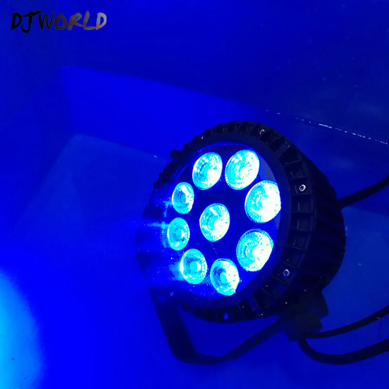 DJWorld Водонепроницаемый светодиодный Par 9x18 Вт RGBWA+ UV 6в1 Уличные светодиодные DMX стандартные светильники для сцен и студий театральные светильники IP65 туристическая из алюминиевого сплава