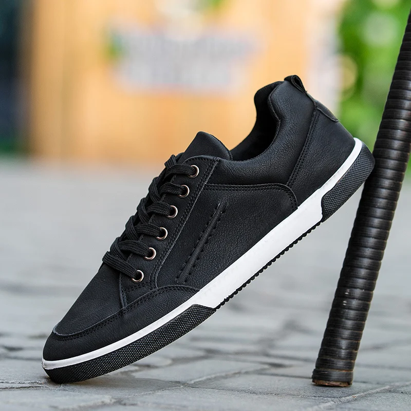 Мужская дышащая повседневная обувь на шнуровке однотонные мокасины в английском