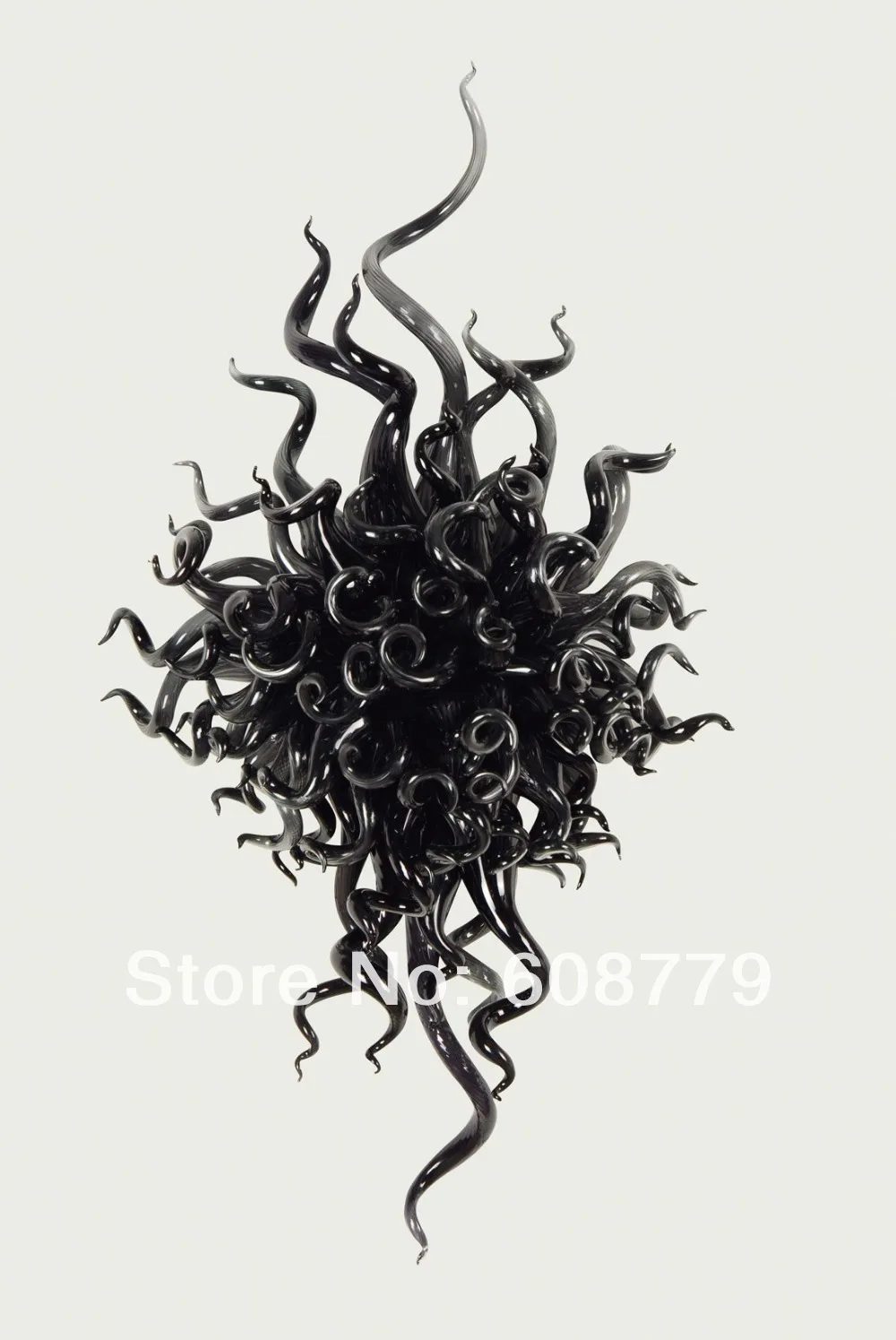 

Unusual Design Majestic Lighting Cheap Glass Artistic Chandeliers Black