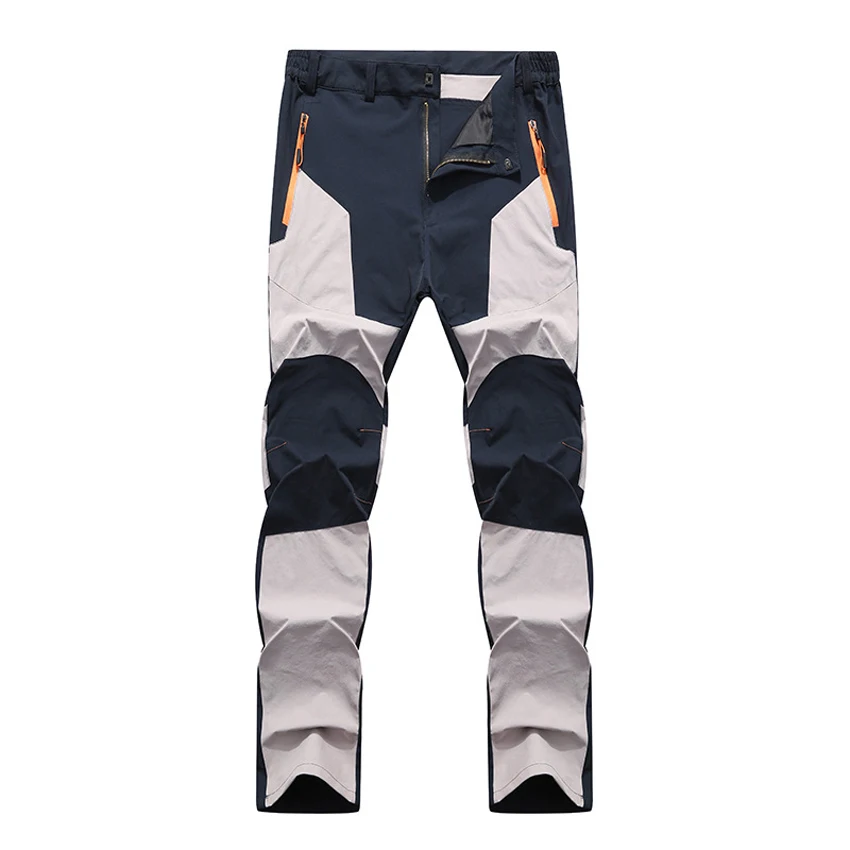 

Mountainskin Men Nylon Breathable Waterproof Pants Sport Outdoor Hiking Camping Trekking Elastic Fishing Climbing Trousers VA900