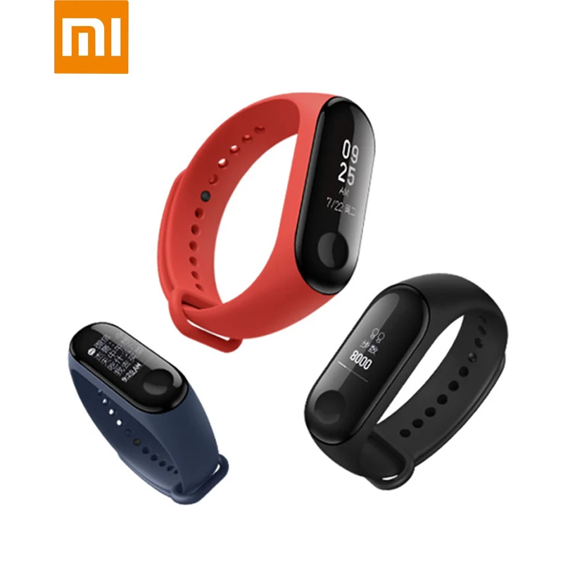 Смарт браслет Xiaomi Mi Band 2 фитнес трекер с пульсометром и тачпадом OLED экран для Android