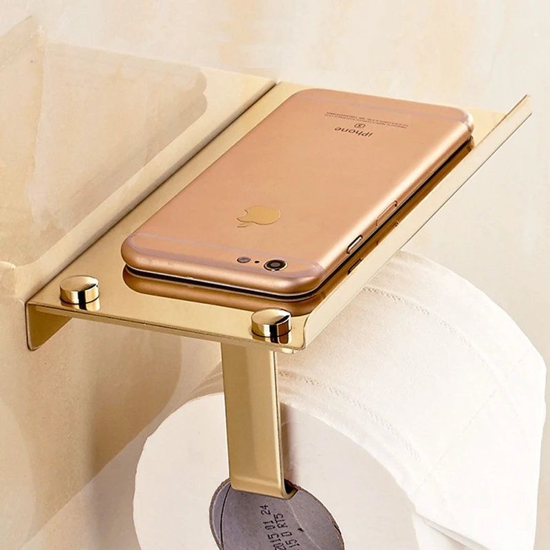 Лаконичный настенный держатель для туалетной бумаги ванной комнаты 4S