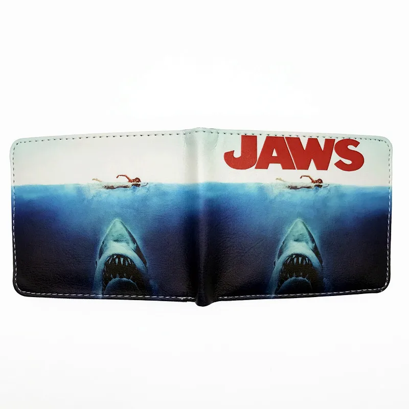 Популярный кошелек из фильма Fight Club Jaws Once Upon A Time кошелек с отделением для монет держатель для карт высокое качество - Цвет: 17N035