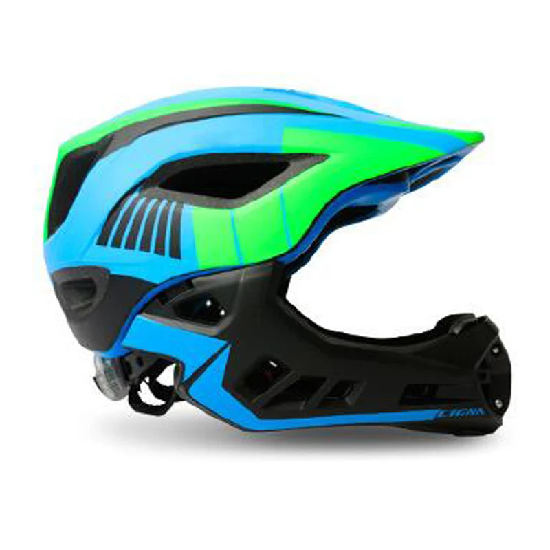 Велосипедный шлем полностью покрытый детский EPS параллельный автомобильный 2 в 1