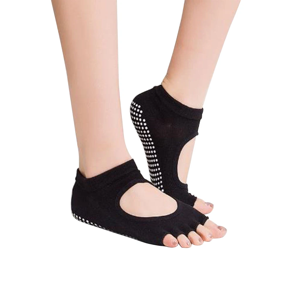 1 пара Противоскользящих спортивных носков для йоги женщин Нескользящие