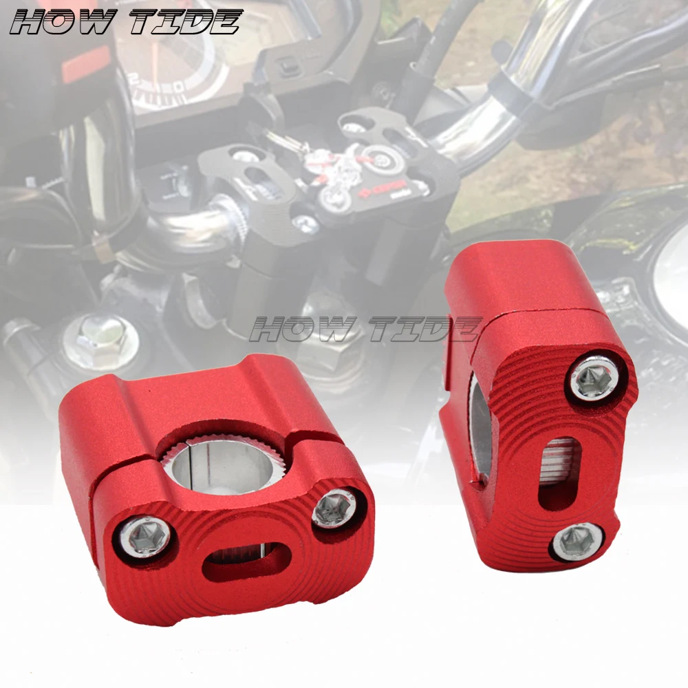 

Handlebar Risers Clamps for 22mm 7/8"- 28mm 1-1/8 Fat Bar Pit Dirt Motor Bike Off Road Motorcycle 1 Pair