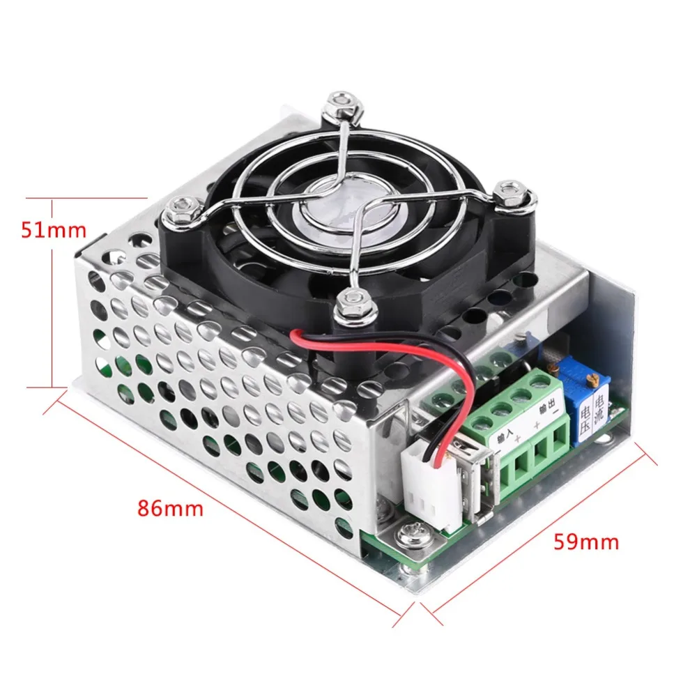 200 Вт 12A Шаг вниз Напряжение модуль DC4.5V ~ 30 В до 0 8 28 регулятор USB Зарядное