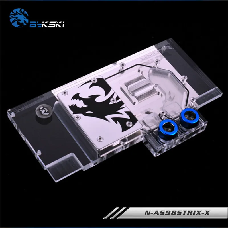 Bykski полный охват GPU водный блок для Asus GTX980 GTX970 GTX780Ti GTX780 видеокарта с водяным