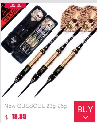Cuesoul 26 г 15 см Профессиональный 90% Вольфрам Dart ствол для Сталь Совет Дартс черный Цвет CSBS-M2305
