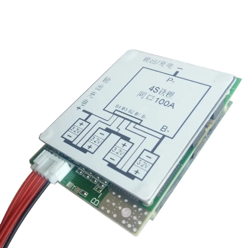 4S 12 8 V 100A Lifepo4 литий-железо фосфат BMS плата защиты батареи w баланс высокого тока F