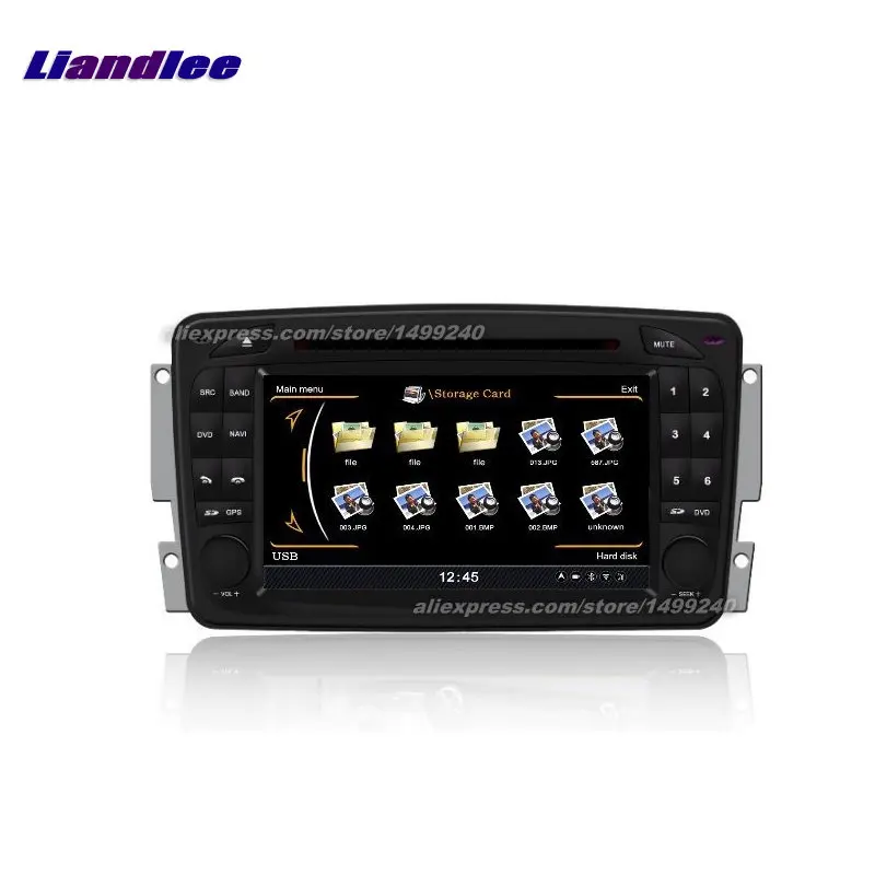 Liandlee 2 Din Автомобильный Android для Mercedes Benz A W168 1997 ~ 2004 радио GPS карты навигатор плеер HD