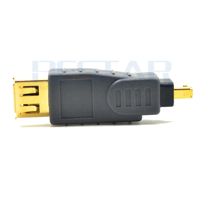 Адаптер IEEE1394 6Pin на 4Pin шины Firewire Женский и 4 контактный Штекерный
